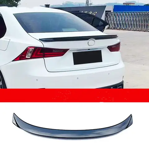 For Lexus IS200 IS250 IS300 IS350 High Quality ABS Plastic Rear Trunk Lid Car Spoiler Wings Tuning Accessories Part