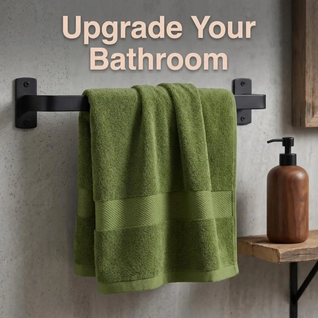 8-Piece 100% Cotton Towel and Bath Towel Set, Ultra-Absorbent and Quick-Drying Bath Towels with Embossed Craftsmanship. Soft, Skin-Friendly Towels with a Plush Feel, Multi-Purpose for Bathroom, Home Use, Hotels, Spas, Sports, Camping, and Gym Use.