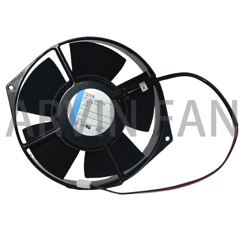 พัดลม 7214N ใหม่ล่าสุด /12/17/19 พัดลมระบายความร้อนอินเวอร์เตอร์ 24V