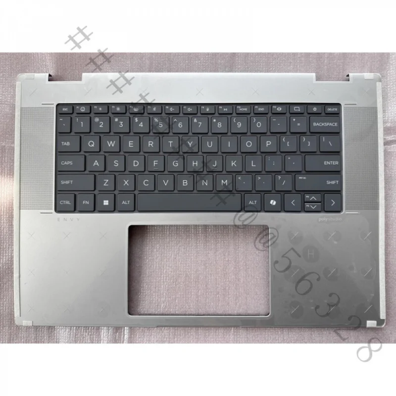 SC+For HP Envy x360 16-ad 16-ac 2-in-1 Convertible New Palmrest Upper Case US Backlit Keyboard Laptop C Shell Replacement Assemb