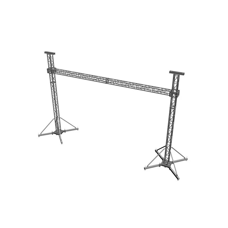 Aluminum Alloy Square Lighting Truss Structure-400x400mm Modular Design 1000kg Load Capacity Portable Quick Installation