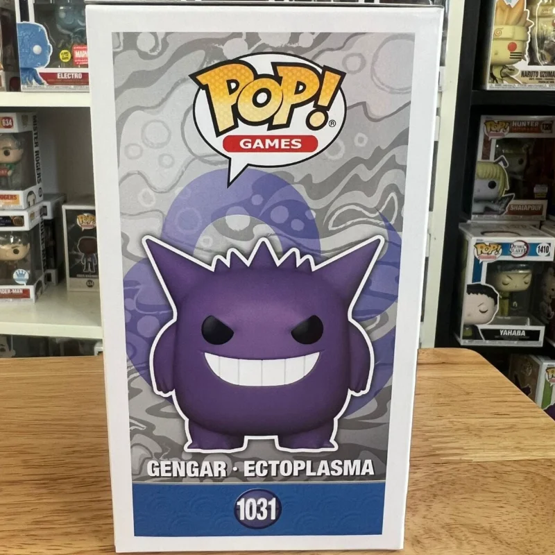 Funko Pop Pokemon Gengar #1031 Vinyl Figure Anime Character Collectible Display Model Desk Decor Gift for Fans and Collectors