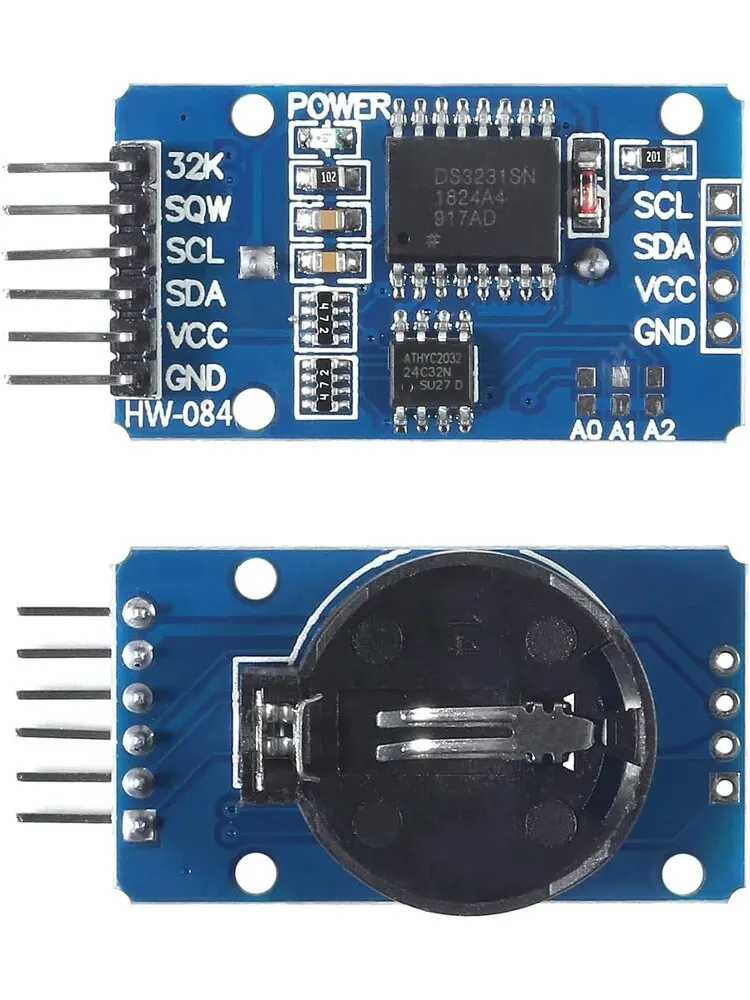 3 sztuk DS3231 AT24C32 IIC RTC moduł zegar moduł pamięci Beats wymień DS1307 I2C RTC płyta dla Arduino Raspberry Pi — zdjęcie 2