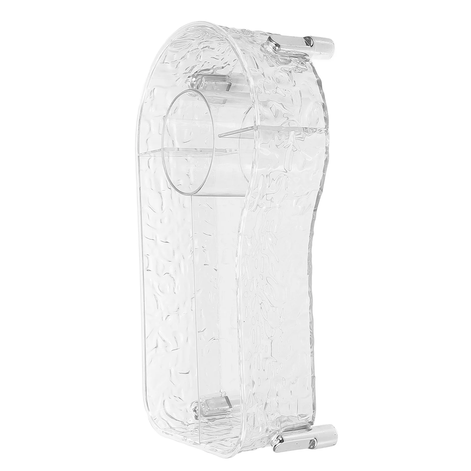 منظم المكياج 4 مقصورات للحمام، علبة عرض كونترتوب، بلاستيك بسعة كبيرة #5