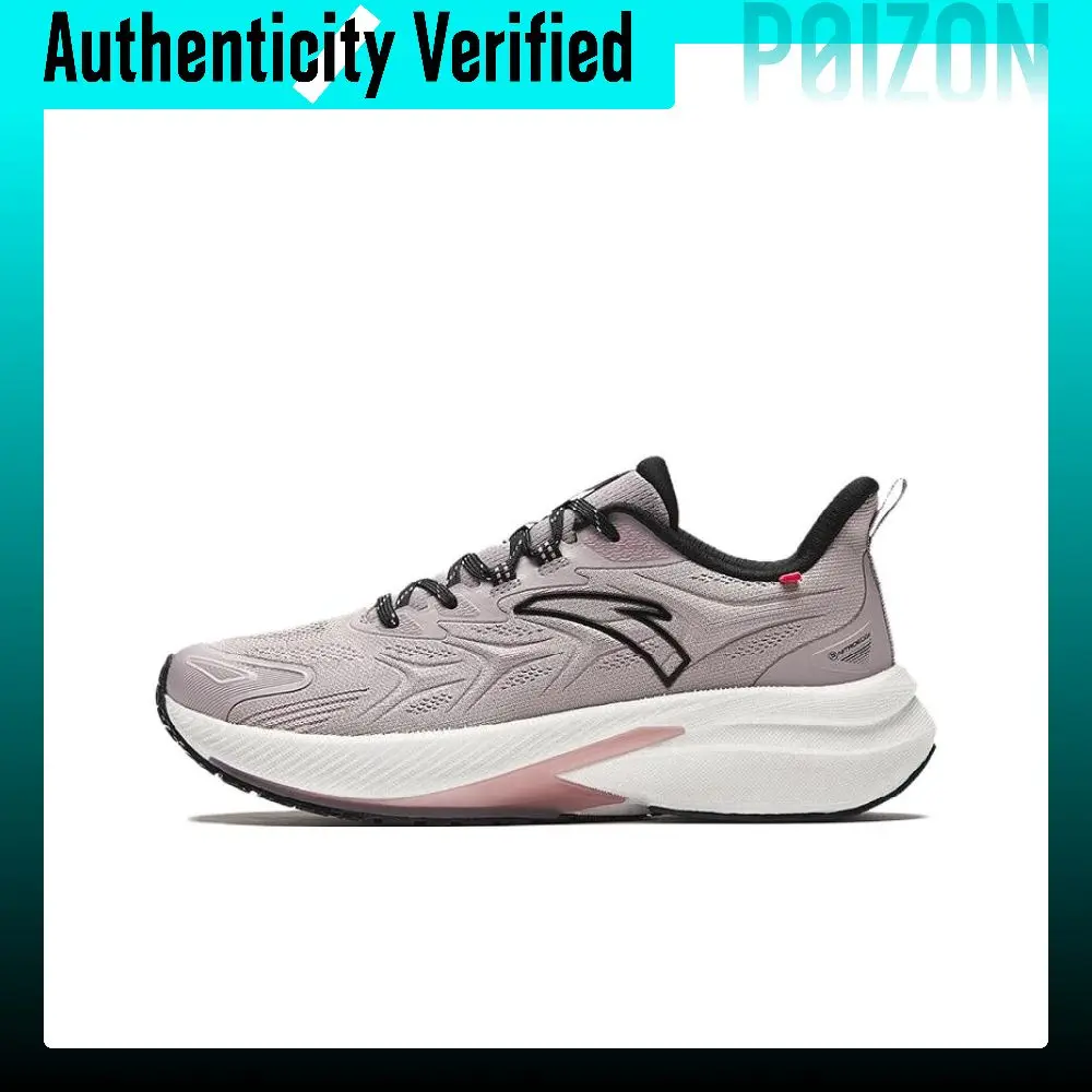 Anta Rocket 5.0 Cushioning Slip Resistant Low top Running Shoes Women's Gray Black 122345523-6