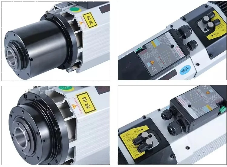 9KW Air Cooling ATC CNC Spindle Kit ISO30 BT30 HSK63 18000/24000RPM 220V 380V With Matching Frequency Converter