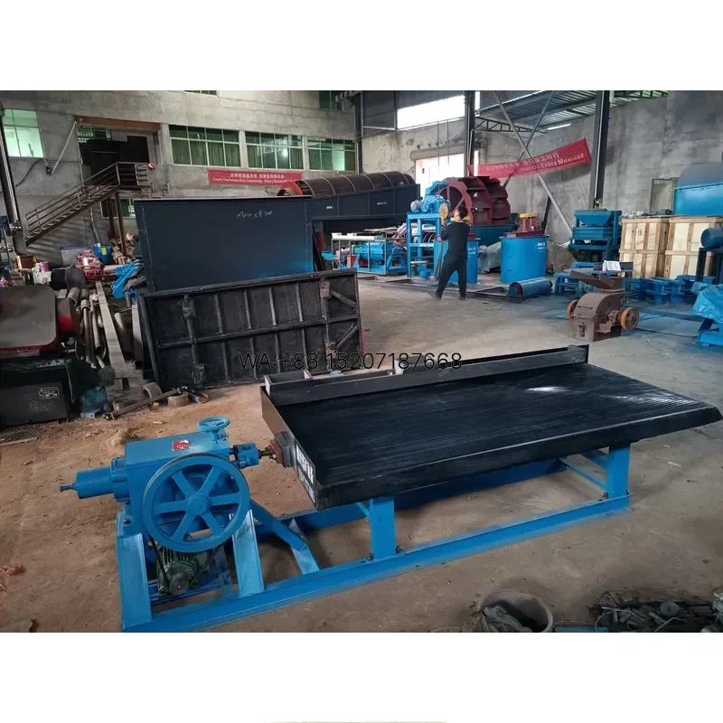 Wmwmnu for Laboratory Mineral Processing Shaking Table 2100 Small Gravity Separation Gold Concentrator Equipment