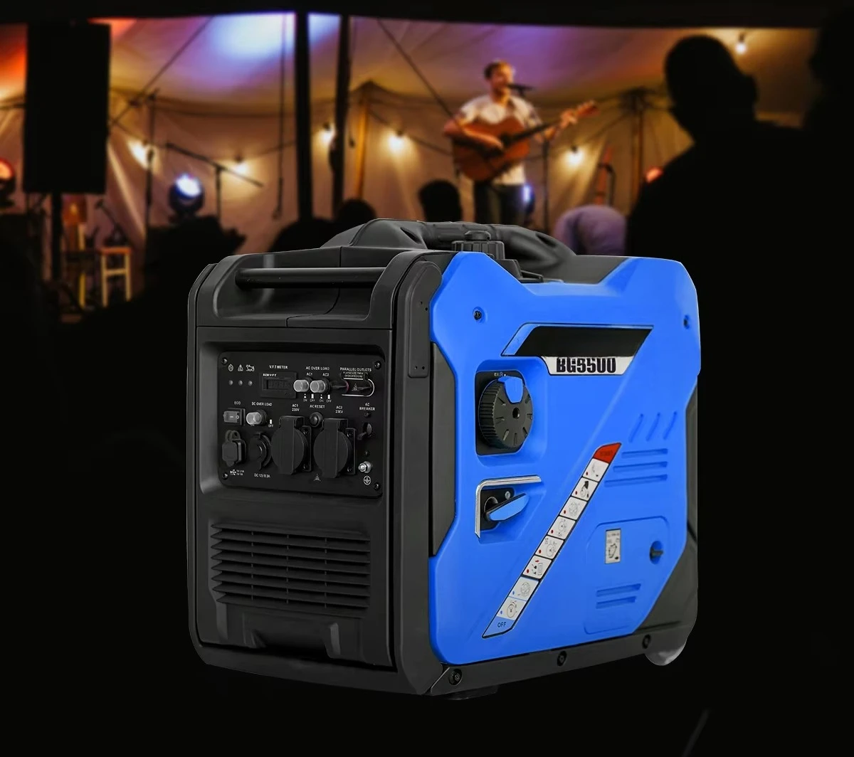 110V 220V 5KW 5.5KW Portable Power Remote Silent Inverter Generator