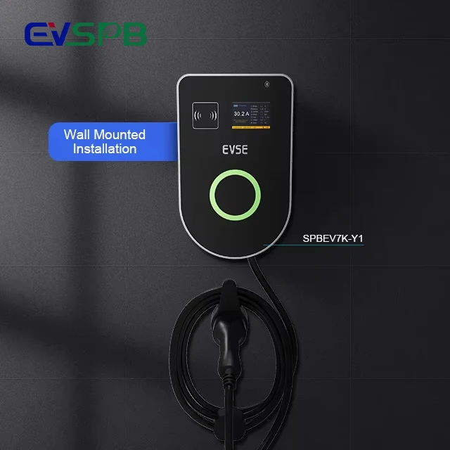 Home Charger Wall-mounted DLB  Vehicle Car Charging Station Level 2 11kW EV Charger with Smart App Control EV Products