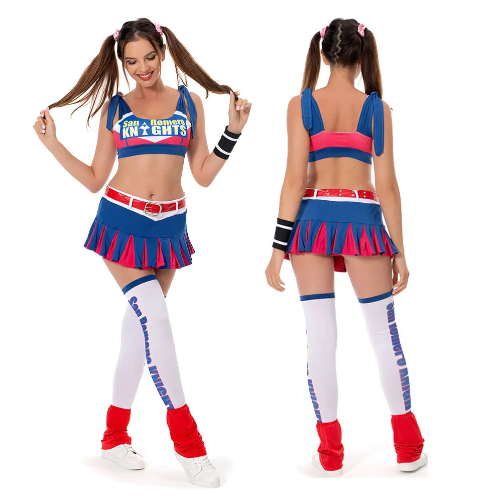 Anime Spiel Frauen Juli Star Cosplay elastischen Strick Kostüm Outfit Damen Halloween Party Rollenspiel Mode Kleidung