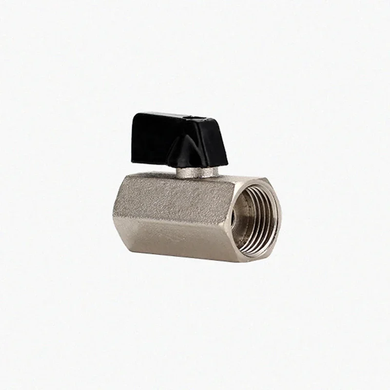 

1/8" 1/4" 3/8" 1/2" BSP Female Thread Two Way Brass Mini Ball Valve for Water Oil Air