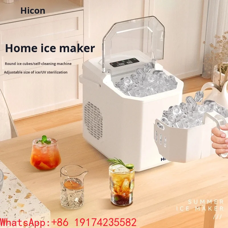 OEM Service Mini Slushie Machine Maker Commercial 15KG Low Power for Household Dormitory Student Intelligent Plastic Housing