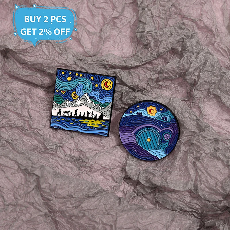 Épingles en émail de peinture  - Custom Night Sky avis et prix