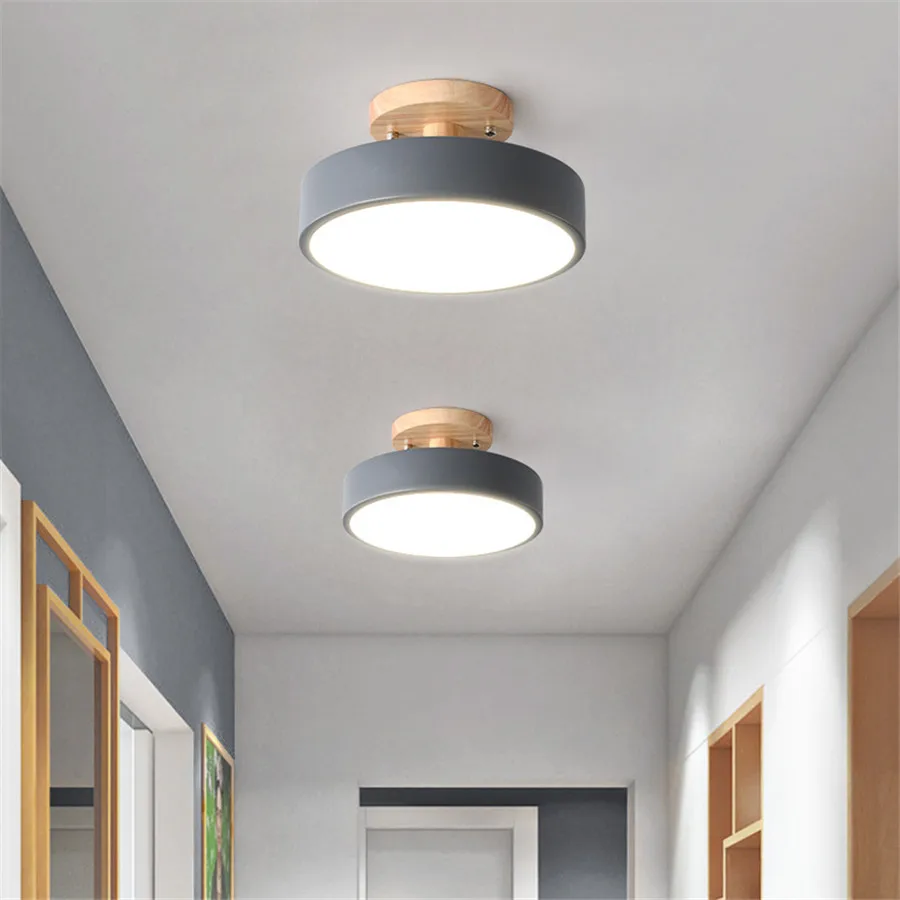 

LED Ceiling Light Modern Macaron Chandelier Ceiling Lamp Indoor Kitchen Lights Living Room Bedroom Corridor Porch Lampara Lustre