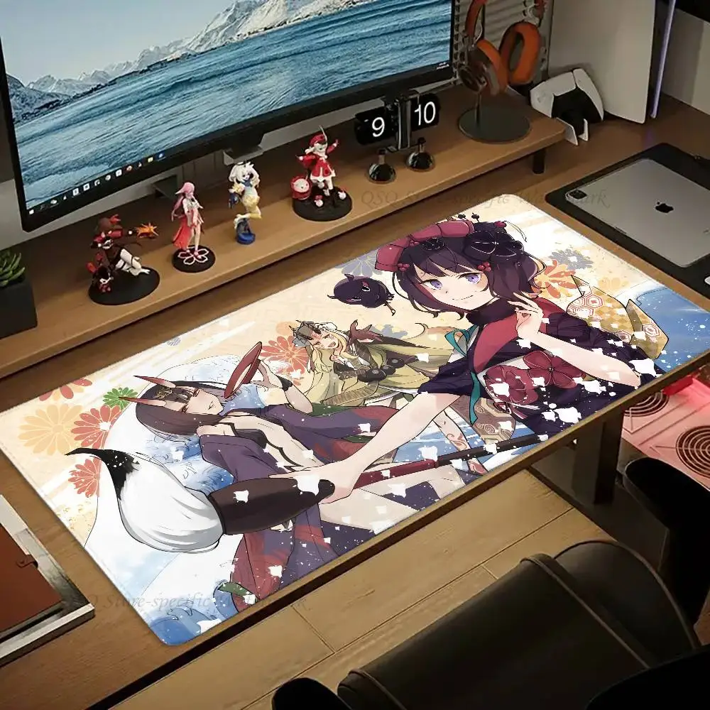 Katsuhita Hokusai Anime Fate Grand Order Mousepad Non-slip Suitable For Office Computers Laptops E-sports Game Desk Mats XXL
