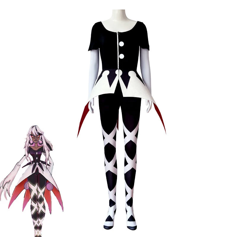 

Hot Demon Hotel Camilla Cosplay Costume Full Set Anime Role Play Outfit for Adults, Halloween Carnival Party Cos Dress Up Attire