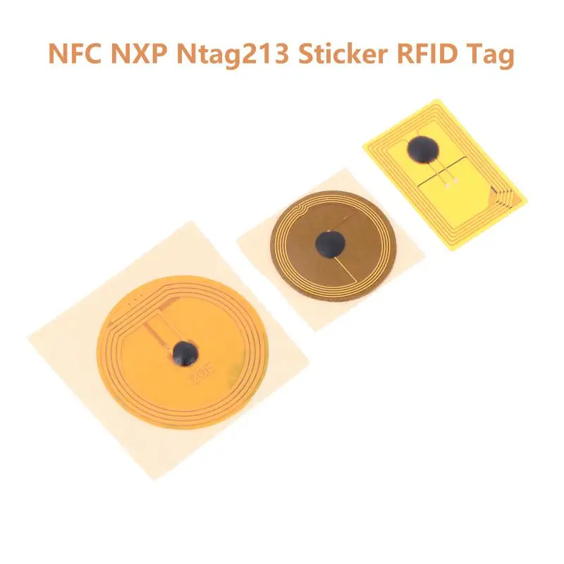 FPC Small NFC Tag NXP Ntag213 Sticker RFID Micro Chip 10MM 15MM 12x18MM 5/10Pcs for Digital Smart Posters Application
