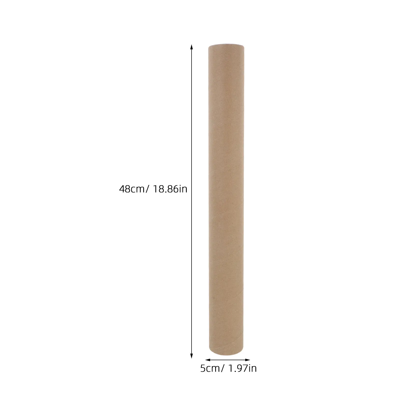 Kraft Paper Mailing Tube Round Strong Protective Poster Tube for Mailing Storage of Posters Artwork Documents Poster Tubes view 3