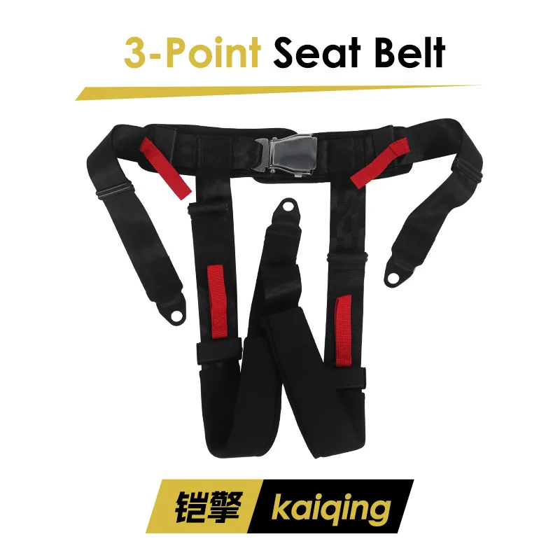 

Четырехколесный картинг, трехточечная пряжка для самолета, ремень безопасности, гоночный бампер, автомобильное развлекательное оборудование, регулируемый ремень безопасности