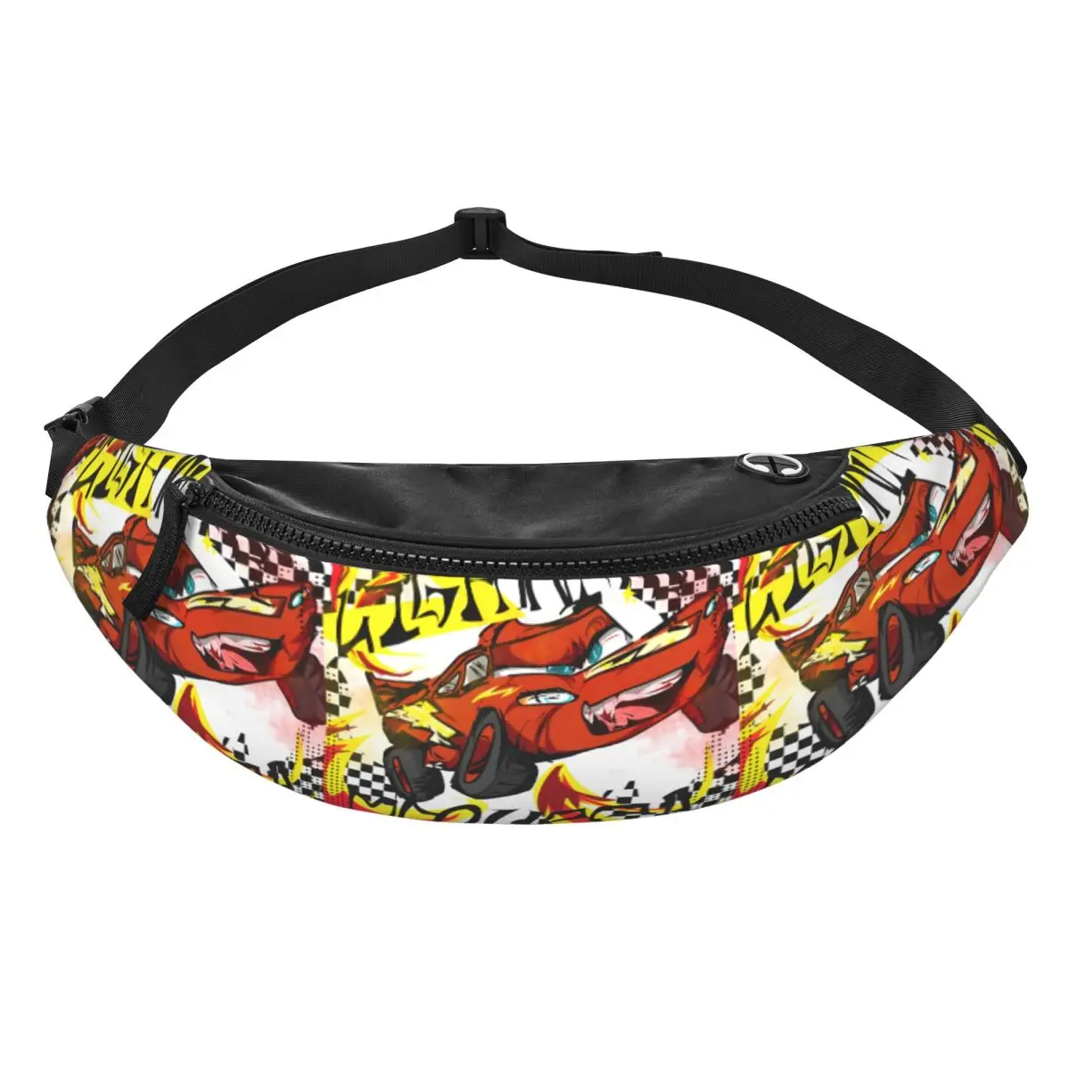 

Поясная сумка-бананка Custom Lightning Anime Car M-McQueen для женщин и мужчин, для бега, для телефона и денег