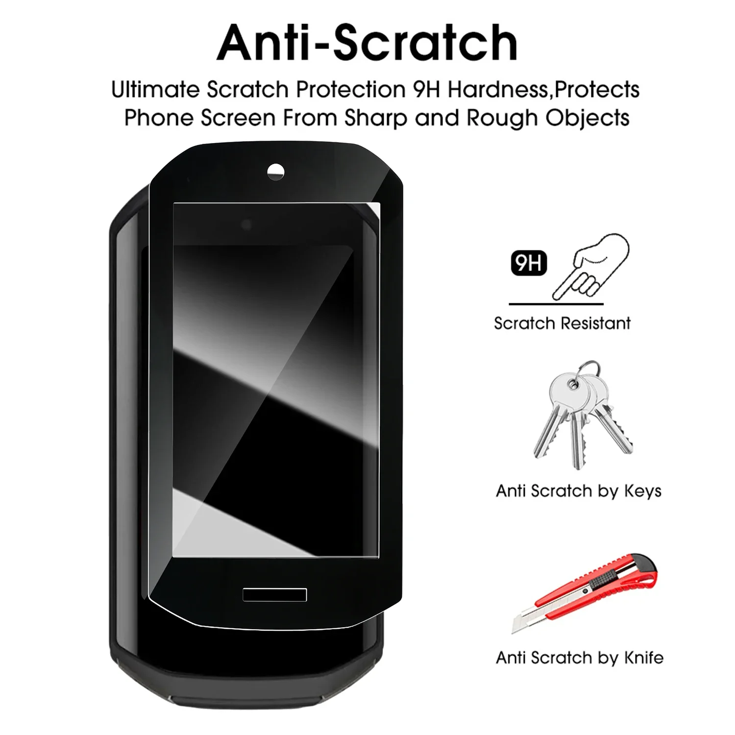 Protetores de tela de vidro temperado para Garmin Edge 1050 Fit Curvo Anti-arranhões Sem Bolha Filmes de Dureza 9H para Garmin Edge 1050