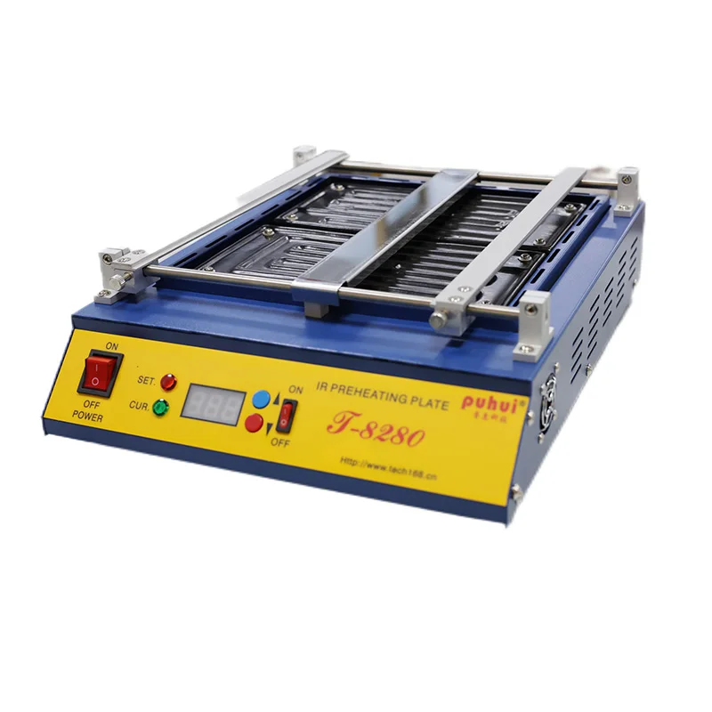 

Puhui T8280 PCB Preheater IR Preheating Plate T-8280 IR-Preheating Oven 0-450degree Celsius Solder Repair