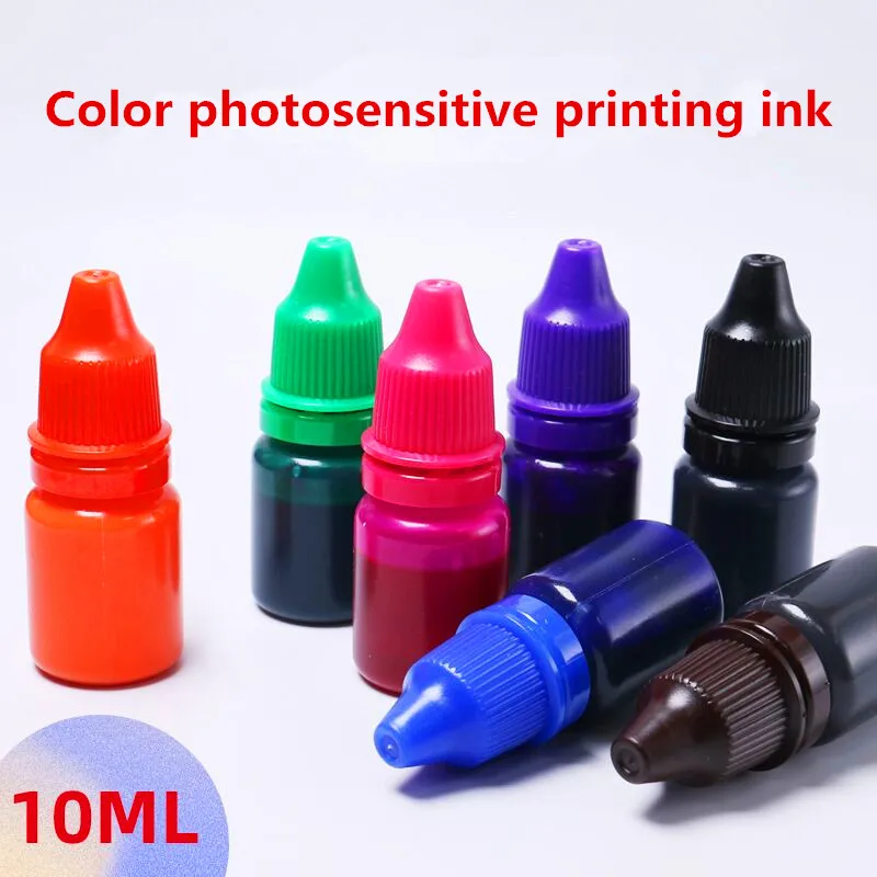 

Customized Photosensitive stamp ink 10 ml refilling