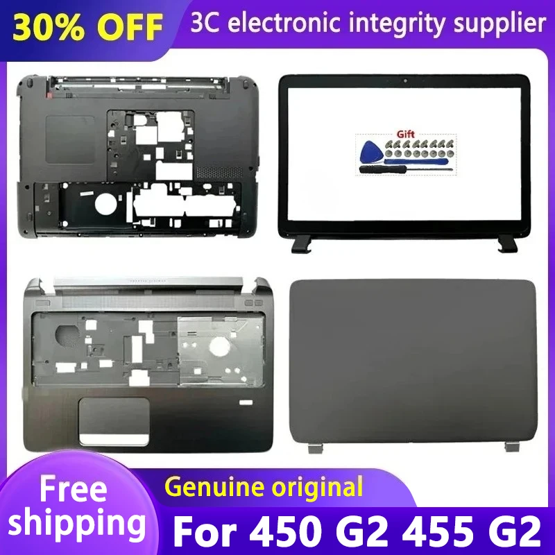 

New Case For Probook 450 G2 455 G2 Laptop LCD Screen Back Cover Front Bezel Palmrest Upper Bottom Case Housing 791689-001