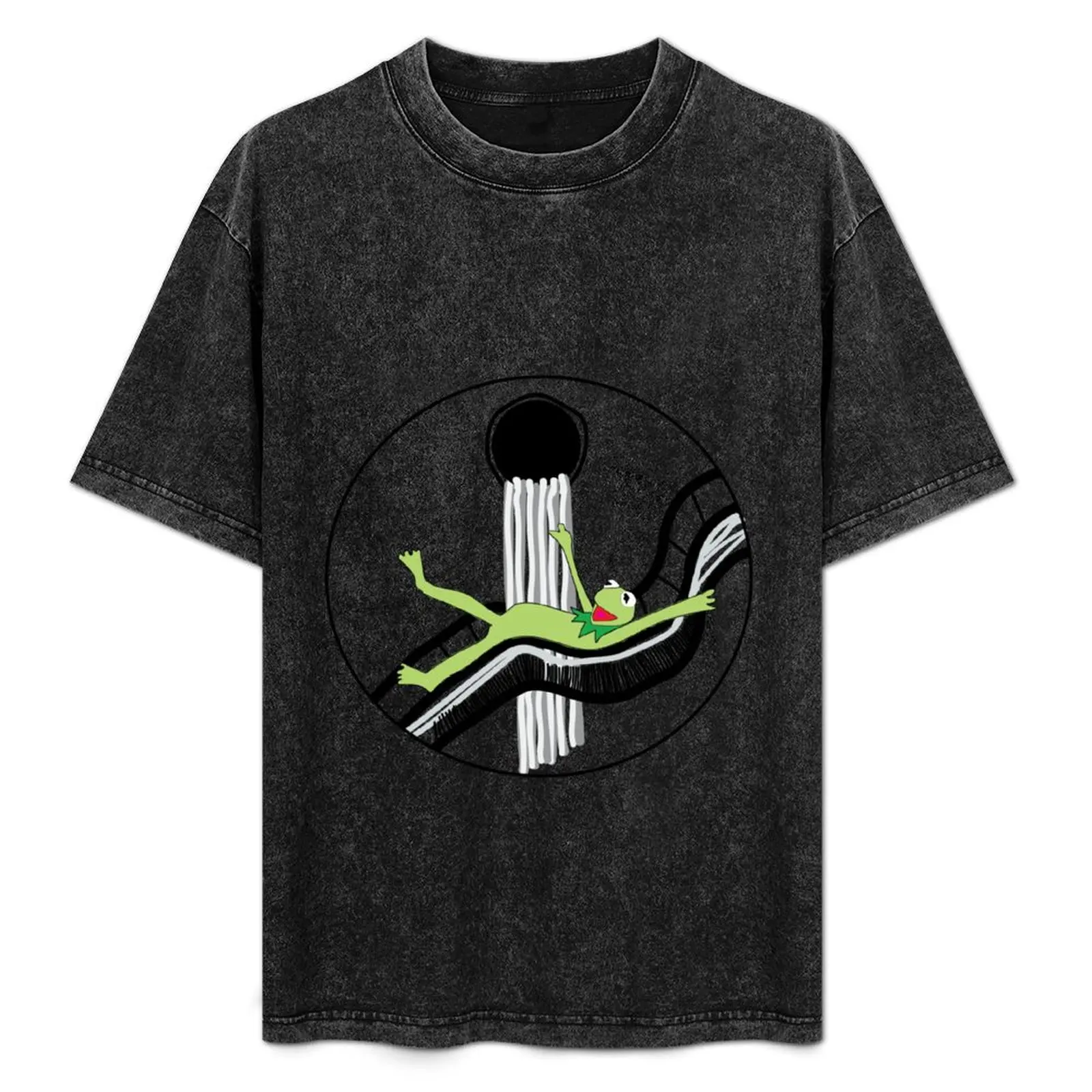 Kermit's Sewer Slide T-Shirt shirts graphic tee cheap stuff graphic shirts graphic t shirts plus size men clothing