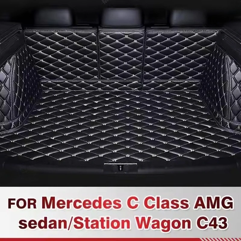 

Для Mercedes Benz C Class AMG седан C43 Station Wagon Auto полное покрытие коврик в багажник автомобиля грузовой вкладыш аксессуары для интерьера