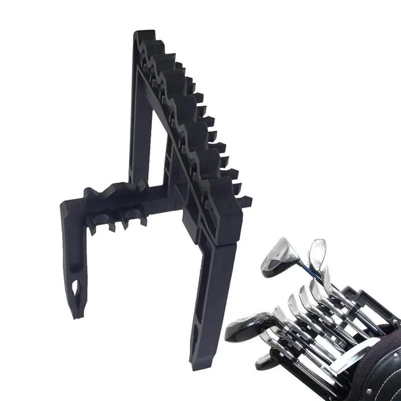 

Golf Club Rack Holder Golf Club Holder Clip For Bag Reusable Golf Rod Organize Holder Frame Lightweight Indoor Male Women