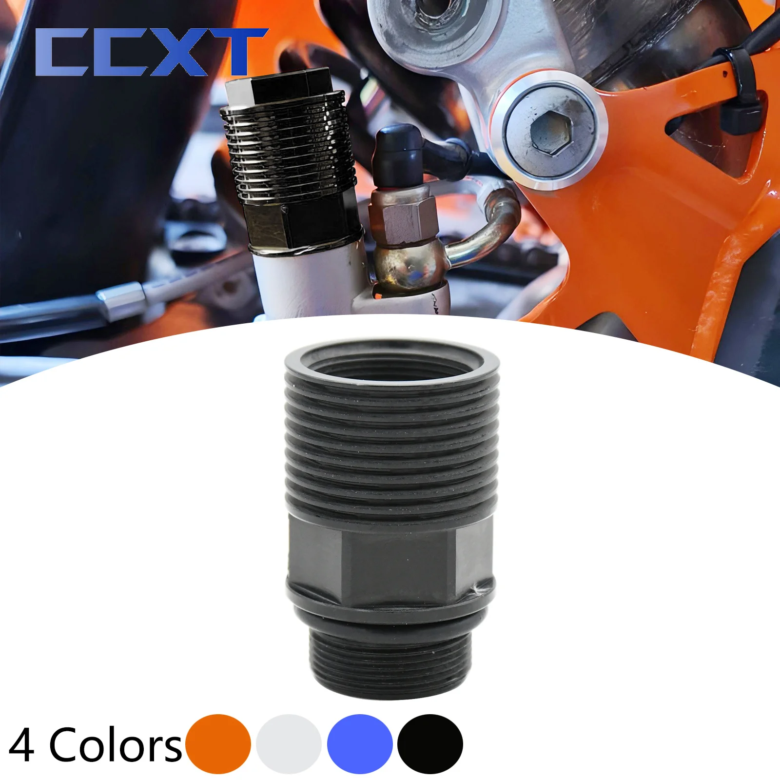 CNC Rear Brake Reservoir Extension Fluid Cylinder For KTM EXC EXCF XC XCF SX SXF 125-530 For Husqvarna TE TX TC FE FX FC 125-501