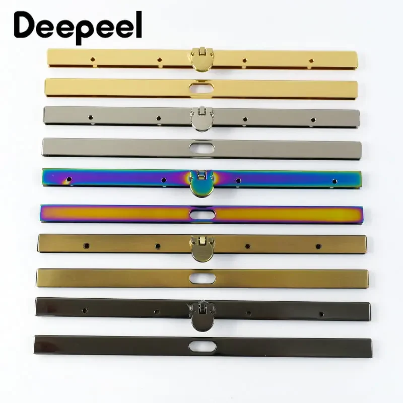 5Pcs Deepeel 11.5/19cm Metal Wallet Kiss Clasps Handbag Locks Clutch Handles Bag Buckle DIY Sewing Hardware Parts Accessories
