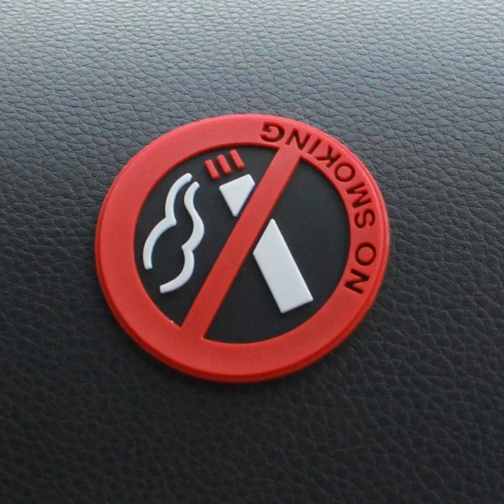 Sticky No Smoking Stickers for Car Easy to Apply and Non Toxic Material Long Lasting Protection from Smoke Pack of 1