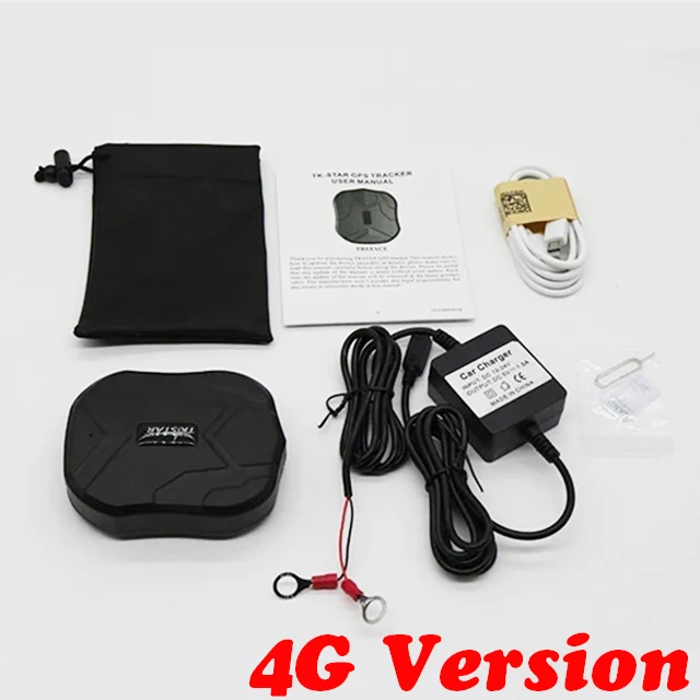 TKSTAR GPSトラッカー TK905-4G ブラック(英語マニュアル同包) TKSTAR