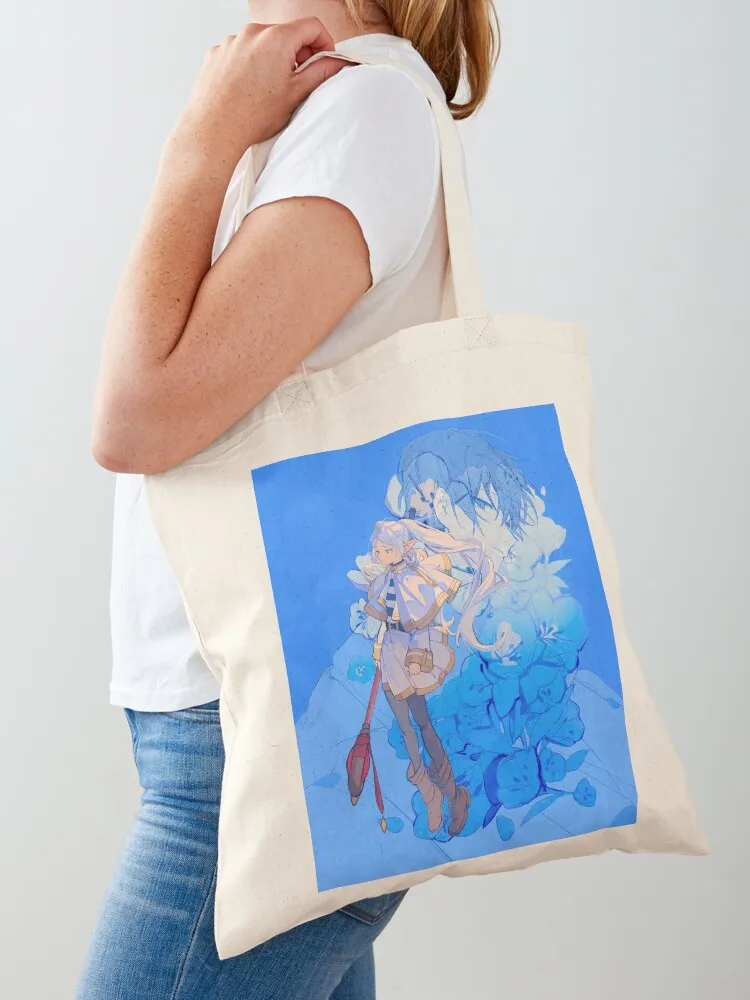 

Frieren Tote Bag shopper bag women large size bags Canvas shoulder bag for beach