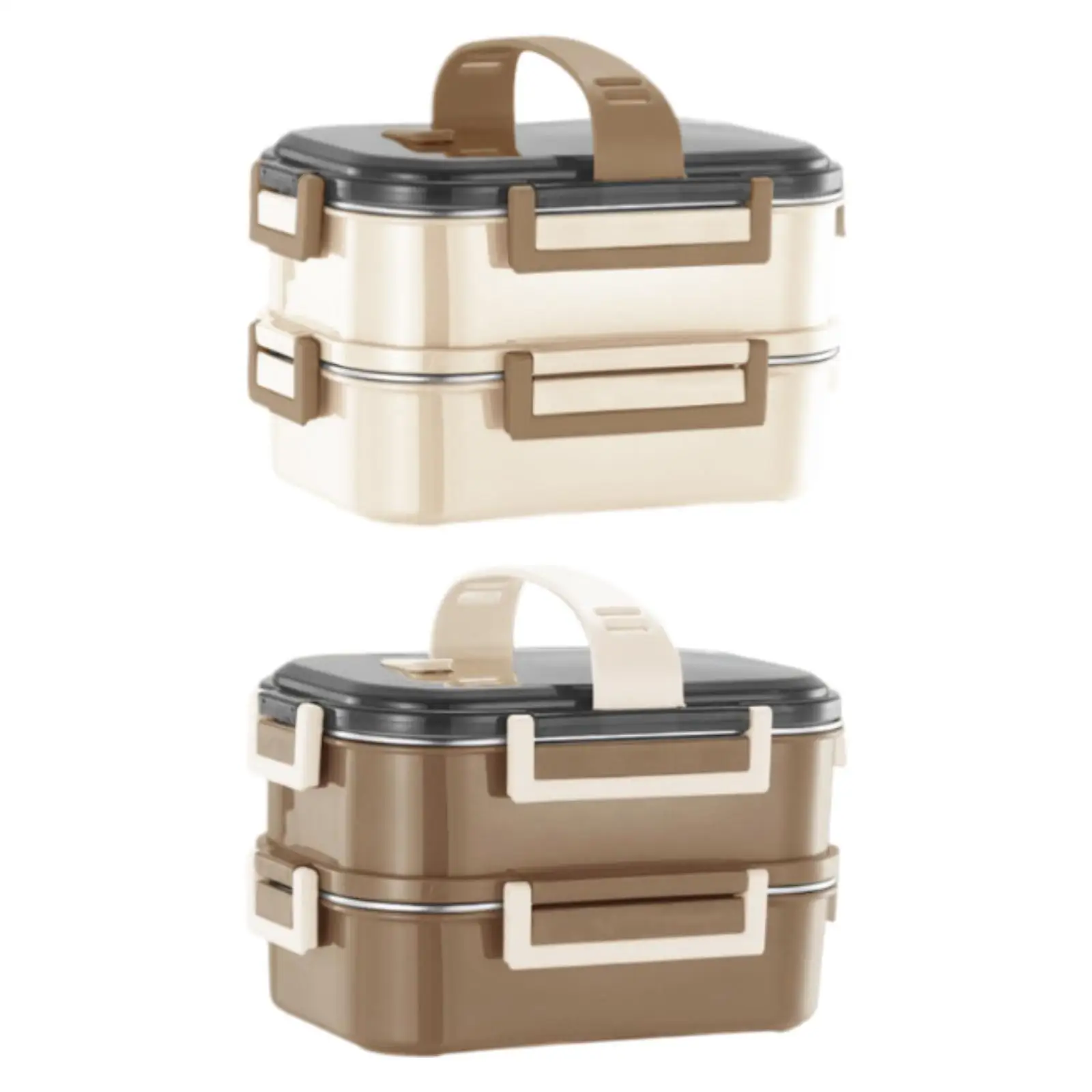Lunch Box Leakproof Lunchbox Meal Storage Reusable 2 Layer Bento Box Food Storage Container for Work Home Hiking Kitchen Picnic