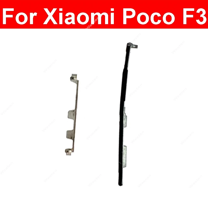 

Side Button Buckle Bolt Bracket For Xiaomi Poco F3 M2012K11AG Power Volume Key Switch Bracket Snap Gasket Replacement Parts