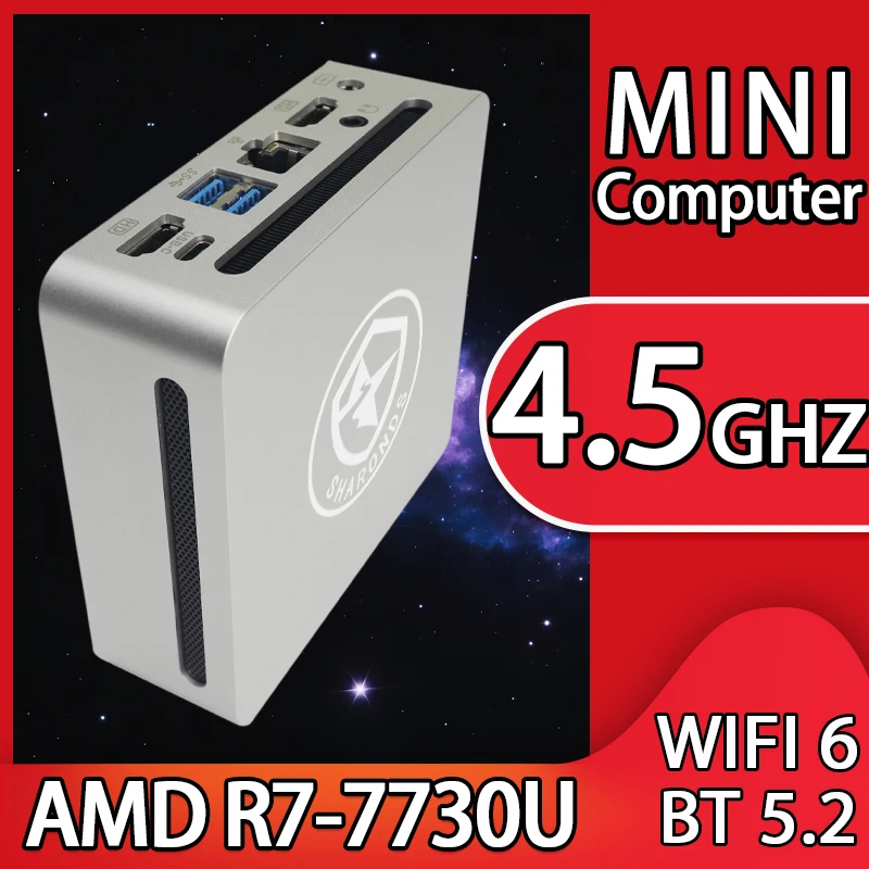 Мини-ПК AMD Ryzen7 7730U Windows 11 Pro