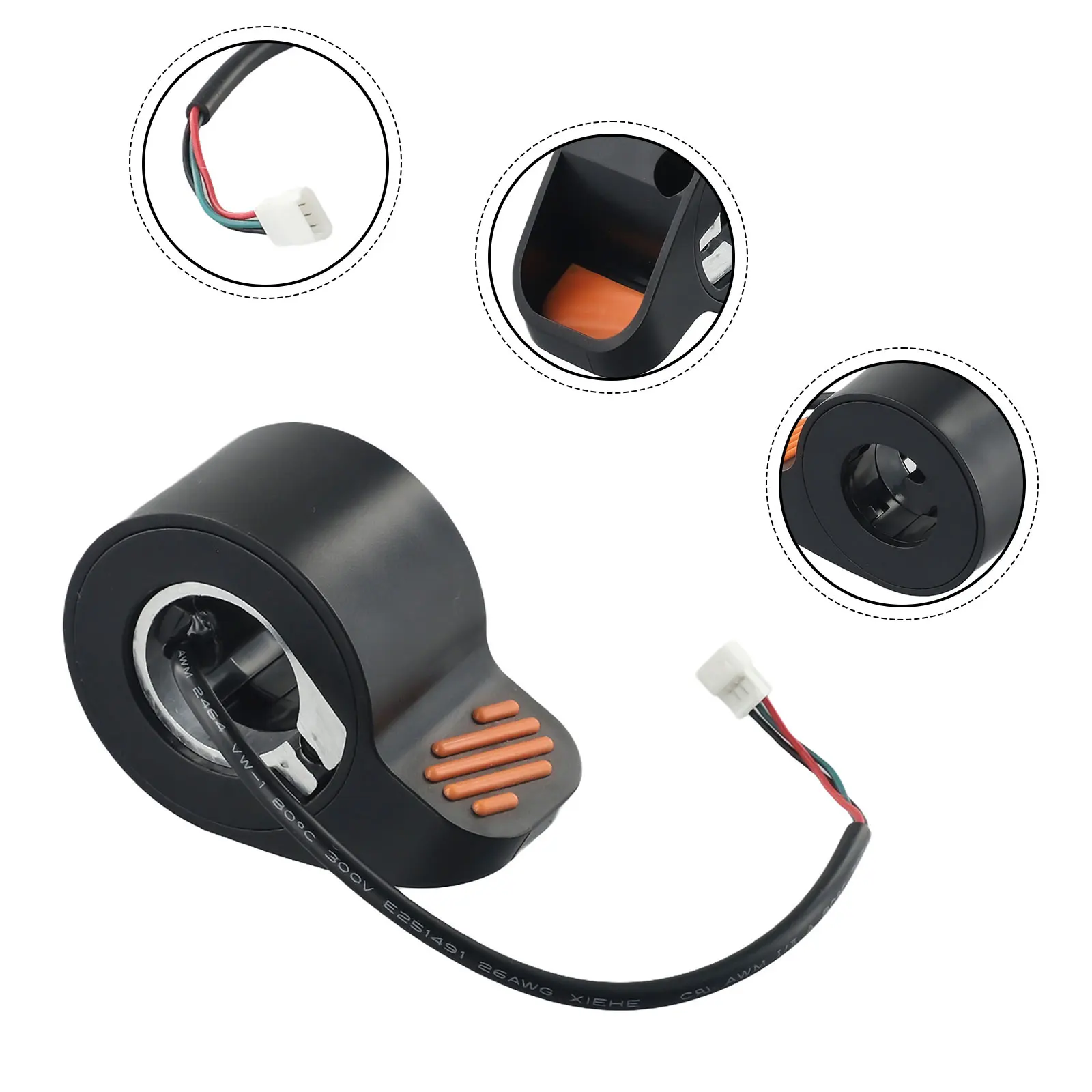 سكوتر كهربائي خنق إصبع الفرامل الإبهام مسرع استبدال أجزاء 63*45*28 مللي متر ل-شاومي ناينبو T ES1 ES2 ES3 ES4