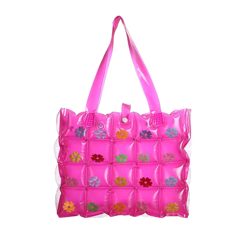 Inflatable Handbags Pvc Inflatable Bags Women's Beach Bags Lovely Sequins Single Shoulder Handbags Shoulder Bags Messenger Bag