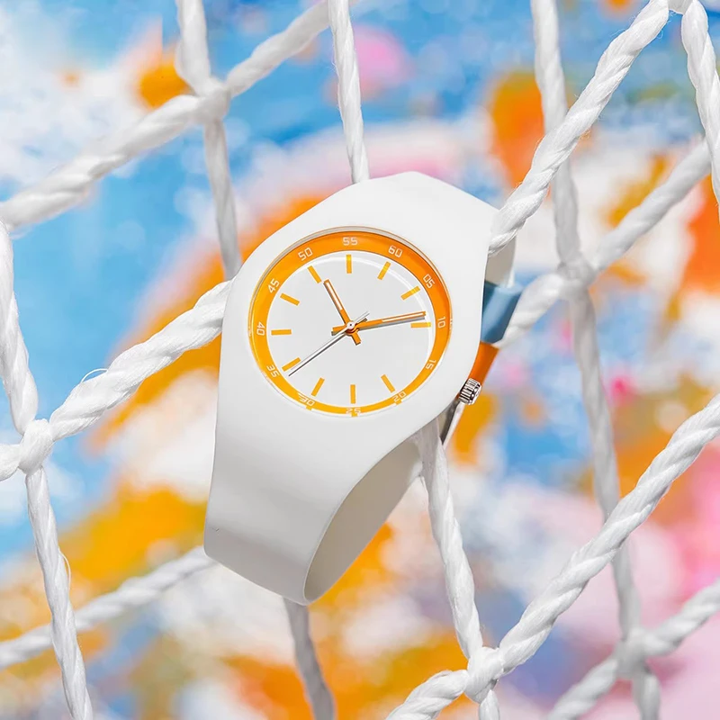 Fashion Women Sport Watches Pink Candy Jelly Silicone Band Quartz Ladies Wristwatches Casual Daily Wrist Clock Montre Femme Relo
