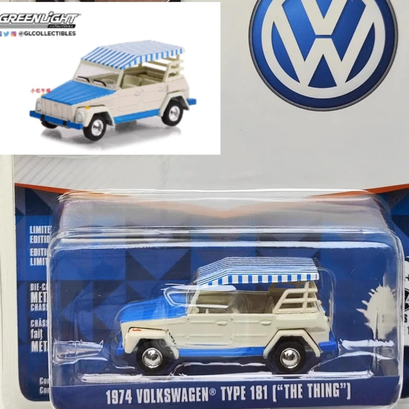 

Зеленый свет 1:64 Vee-D Series 15-1974 Популярные вещи (тип 181) Коллекция Acapulco Things Игрушки Маленькие подарки Модель Настенная подвеска