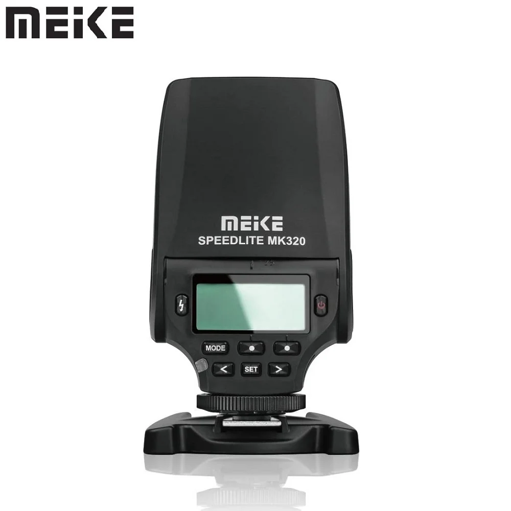 

Meike MK-320 TTL LCD Display Flash Speedlite Lighting for Fujifilm X-T1 XT2 X-M1 X100s XT20 XT30 X-pro X-T3 X-a1 X-A2 X-E1 X-E2