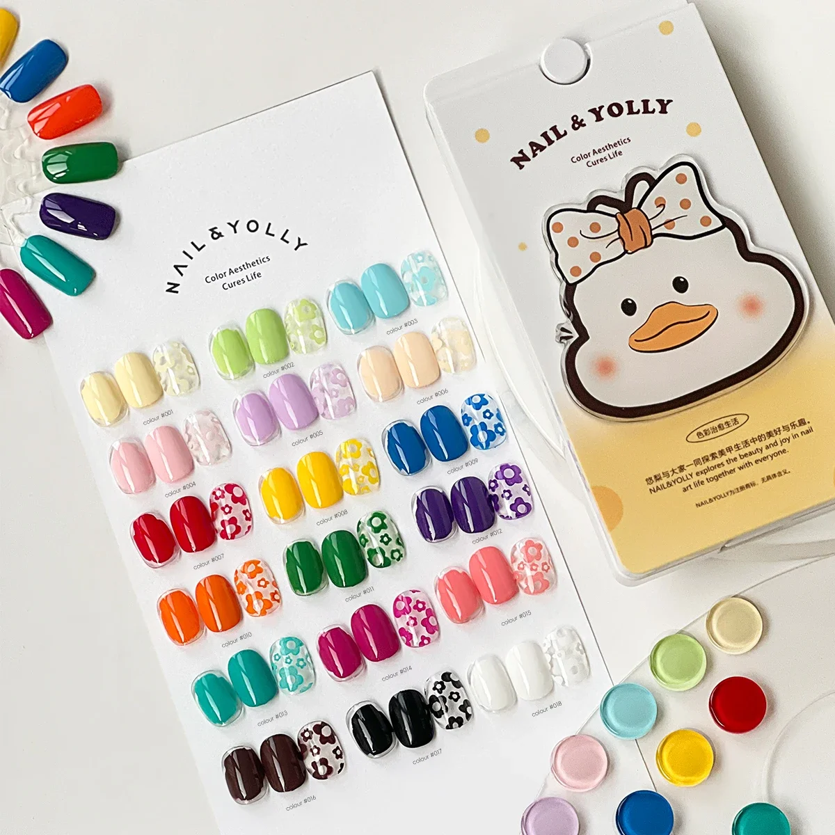 18 لون الصلبة جيل للأظافر لوحة اليابانية كريم الطين اللوحة هلام عدة لمسمار الفن تصميم شبه دائم UV/LED جل الورنيش