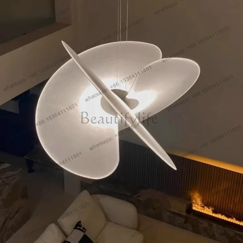 PG-Nordic B & B Silk Luminous Ornament Art Living Room Dining Room Duplex Building Empty Stair Ornament