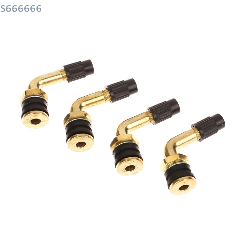 4 قطعة 90 درجة صمام زاوية السيارات ينبع لملحقات الدراجات النارية أجزاء إطارات العجلات لايحتاج #4