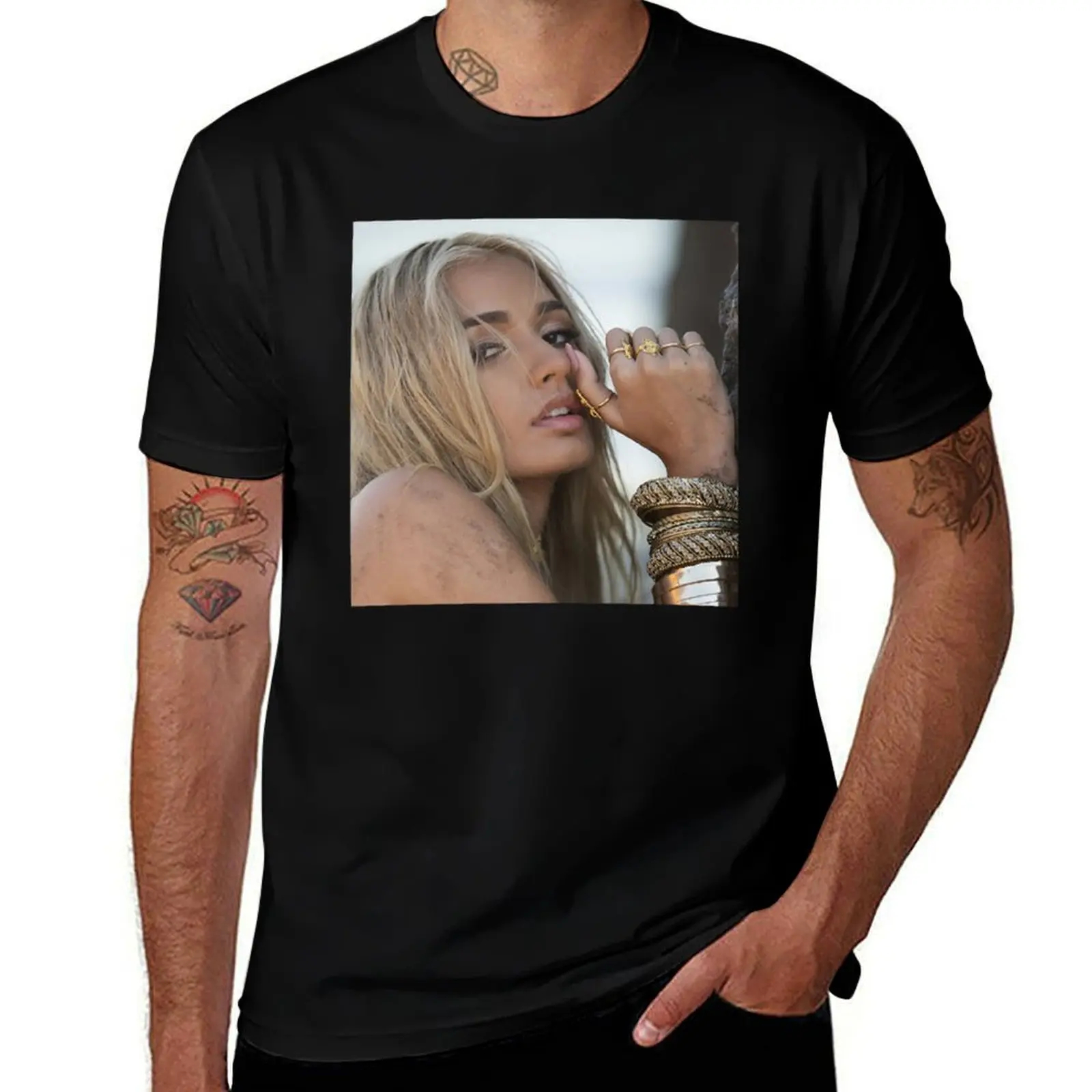 Pia Mia T-Shirt summer top customizeds plain t shirts men