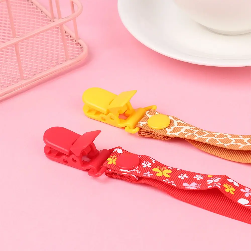 1pc NEW Colorful Nipple Strap Infant Adjustable Length Anti-drop Rope Dummy Clips Pacifier Chain Baby Teething Soother