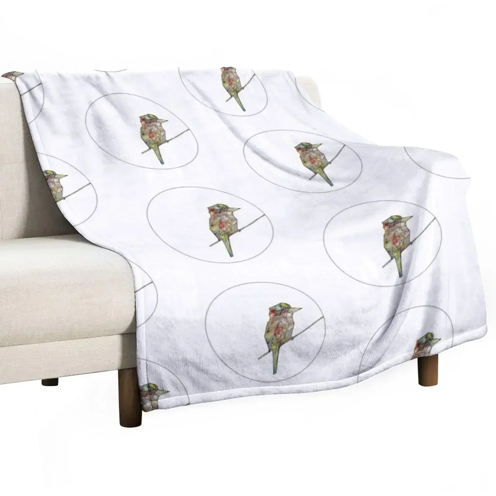 Kookaburra Throw Blanket Thermals For Travel Sofas Luxury Throw Comforter Blankets